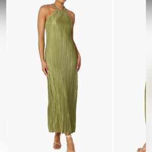 Petal and Pup Melody Plisse maxi dress